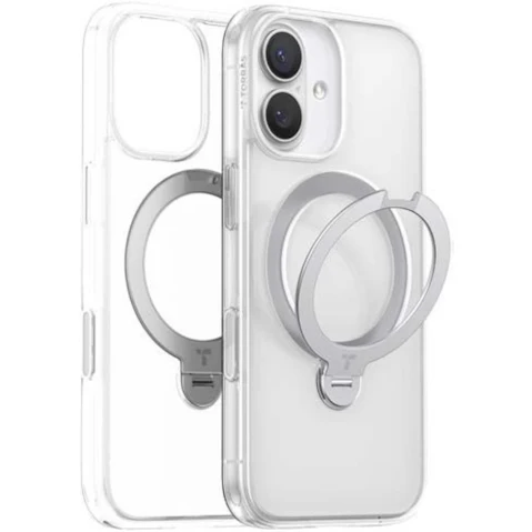 Torras Ostand Spin CMF MagSafe Case for iPhone 17 - Clear