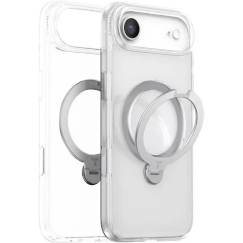 Torras Ostand Spin CMF MagSafe Case for iPhone 17 Air - Clear