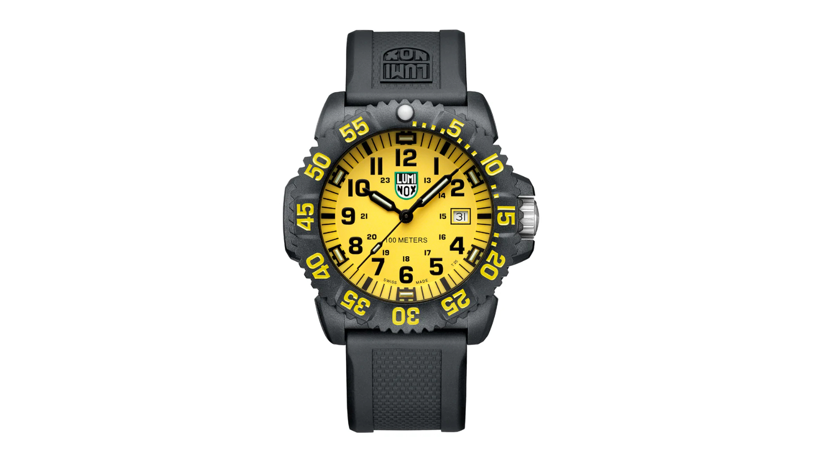 Luminox G 4.3cm Sea Lion Carbonox Watch - Black/Yellow