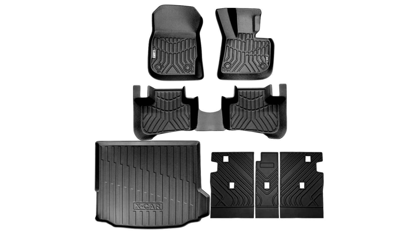 X-CAR Heavy Duty Car Kick Mat Cover Back Seat Protector Combo for BMW X3 M G01 F97 2017-2024