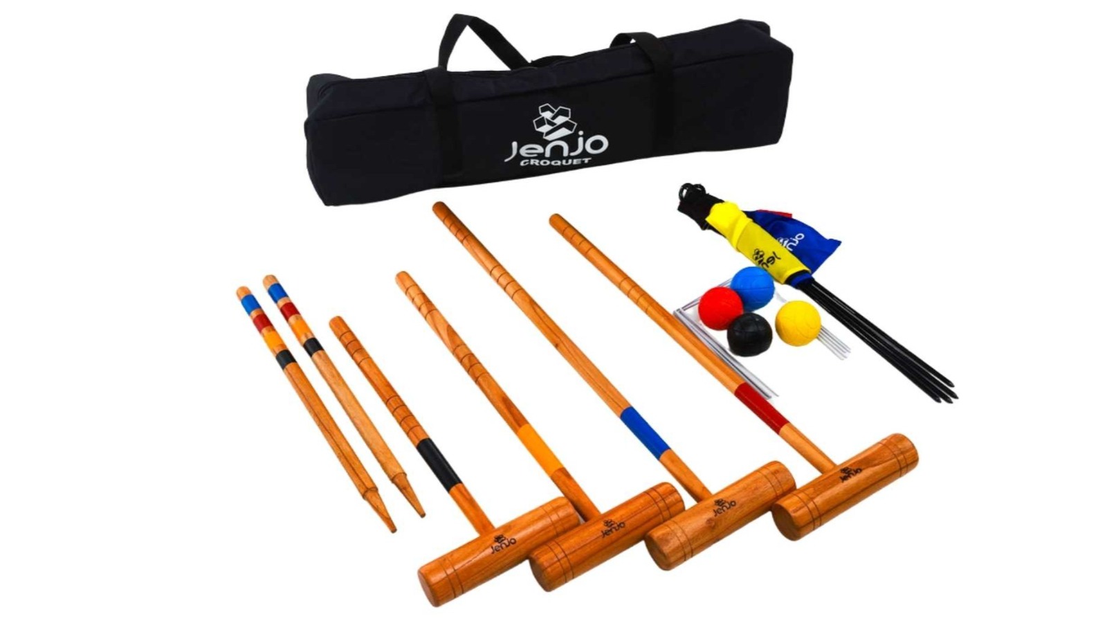 Jenjo Family Croquet 4 Player Set