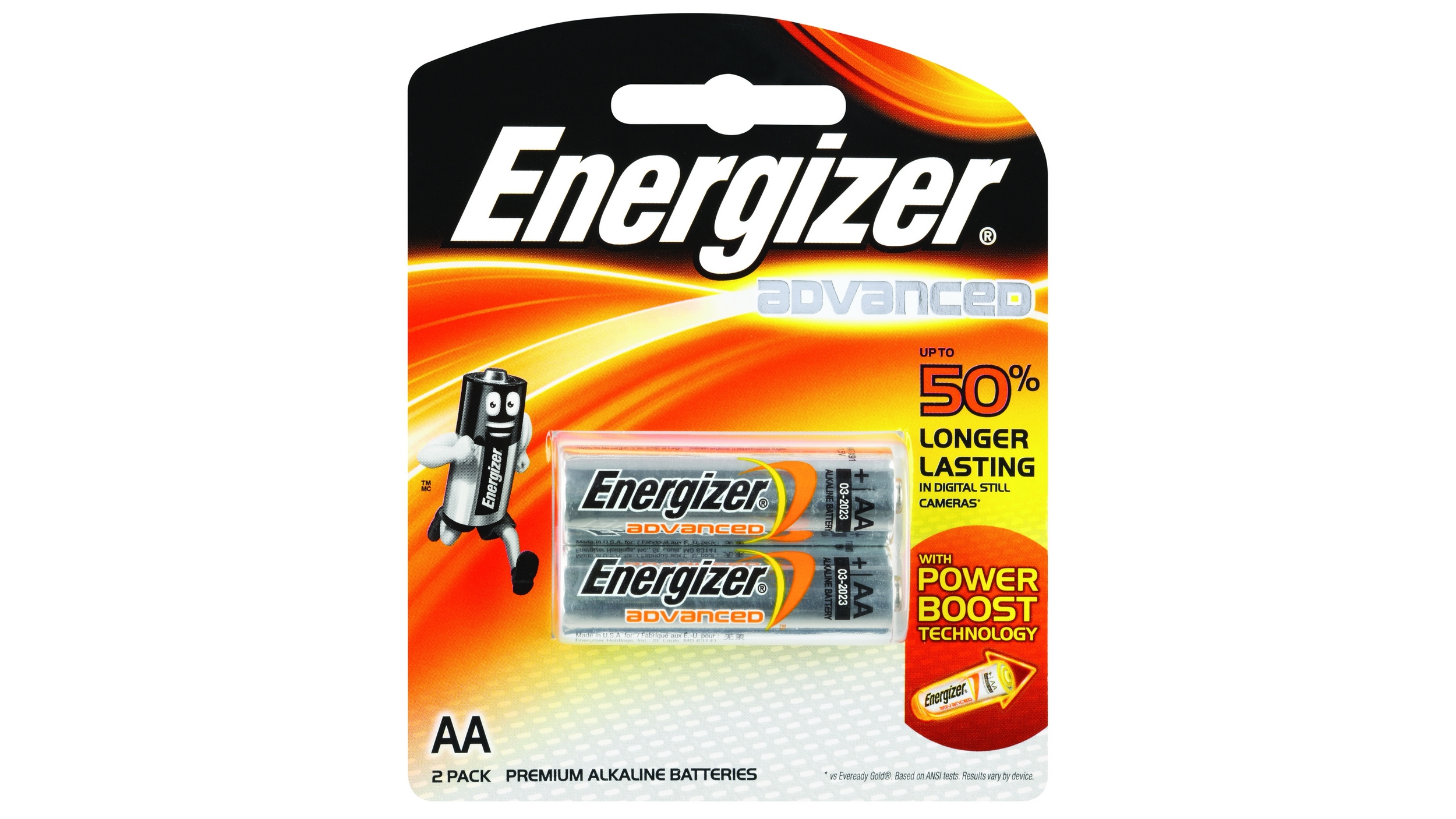 Energizer Advanced AA Batteries 2 Pack Harvey Norman