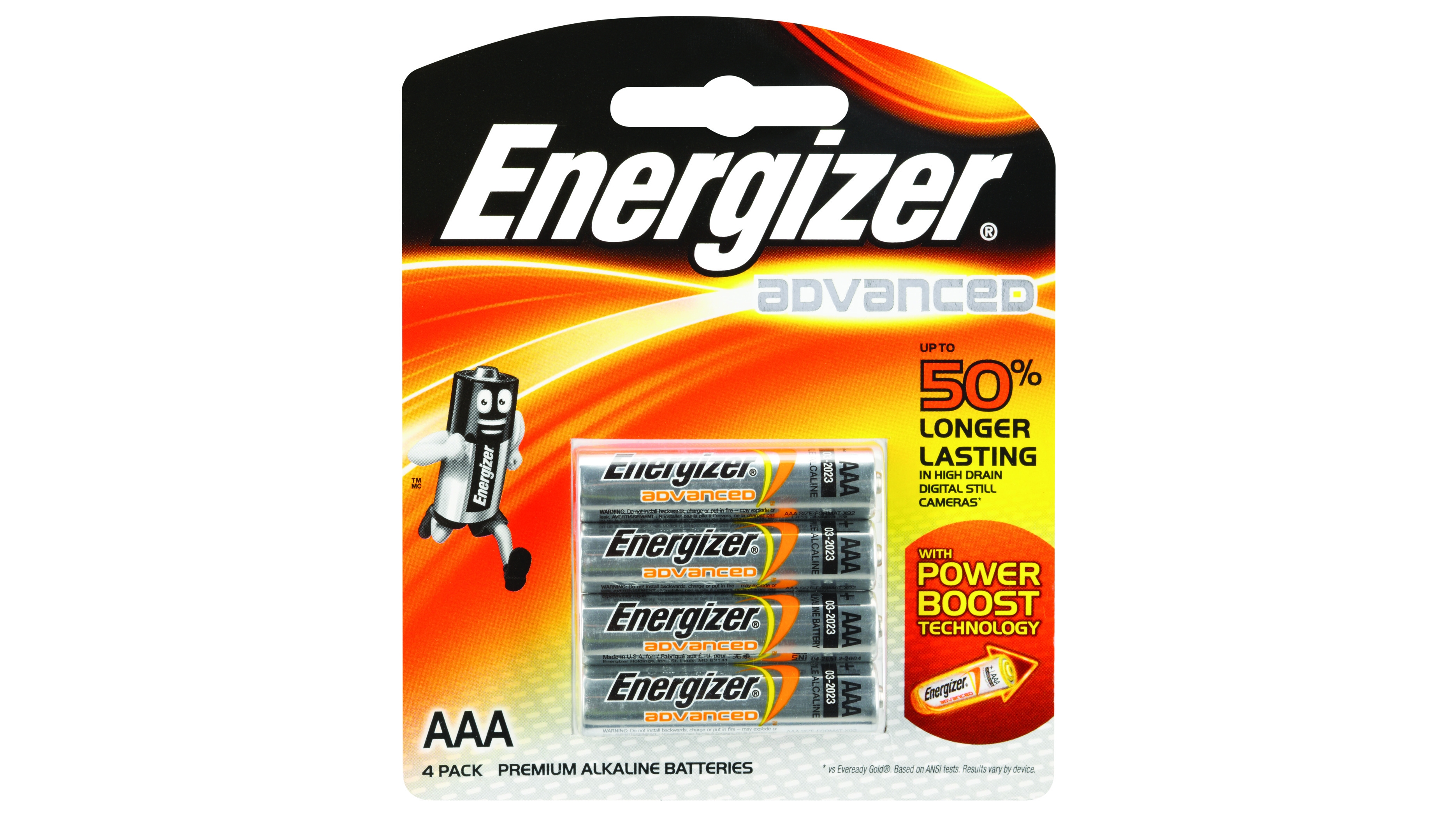 Energizer Advanced AAA Titanium Battery - 4 Pack