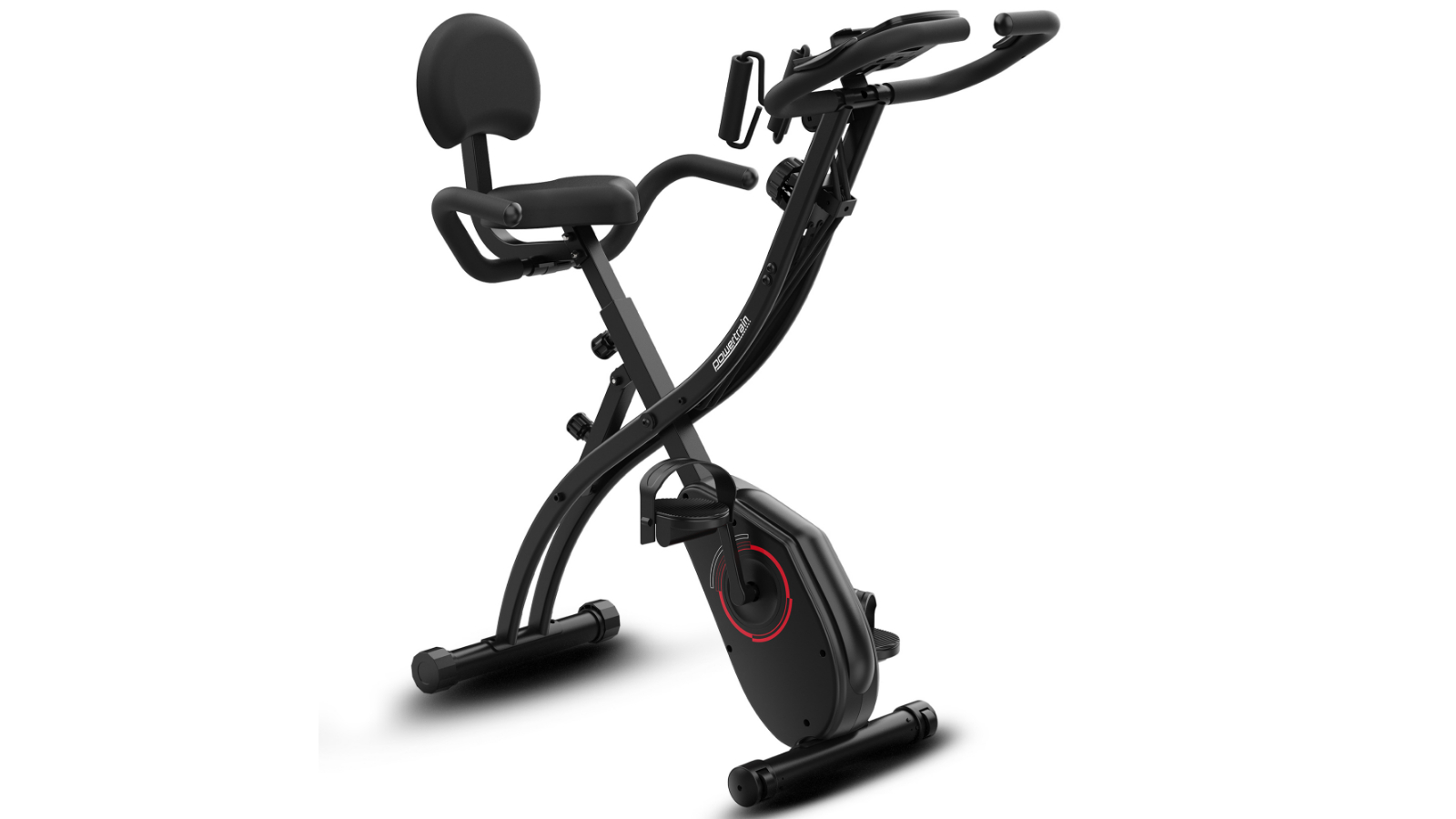Powertrain Sports 135E 4-in-1 Foldable X-Bike with LCD Display and Resistance Band