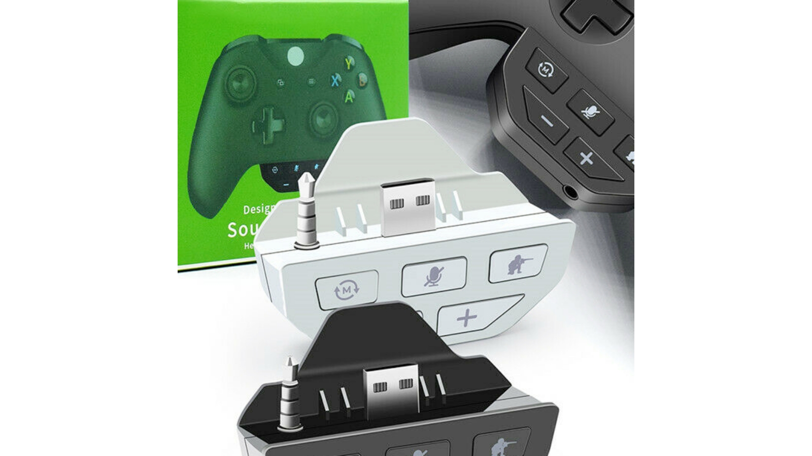 Xbox controller outlet adapter for headset