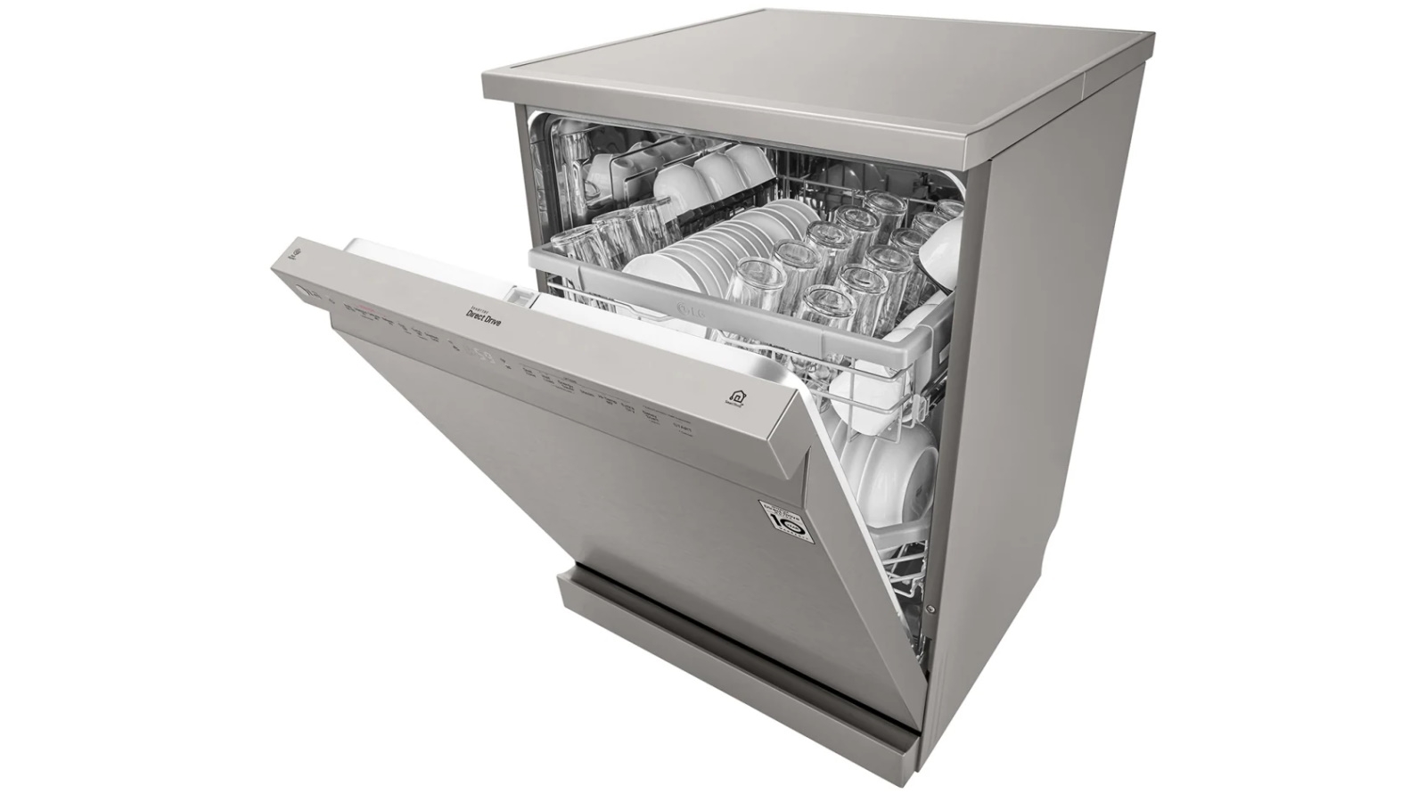 LG 14 Place QuadWash Freestanding Dishwasher with TrueSteam Stainless