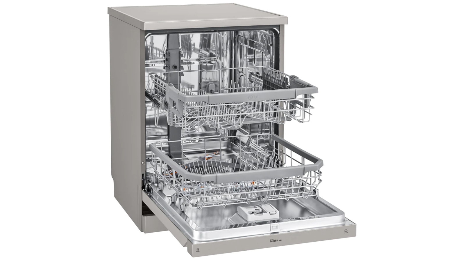LG 14 Place QuadWash Freestanding Dishwasher with TrueSteam Stainless