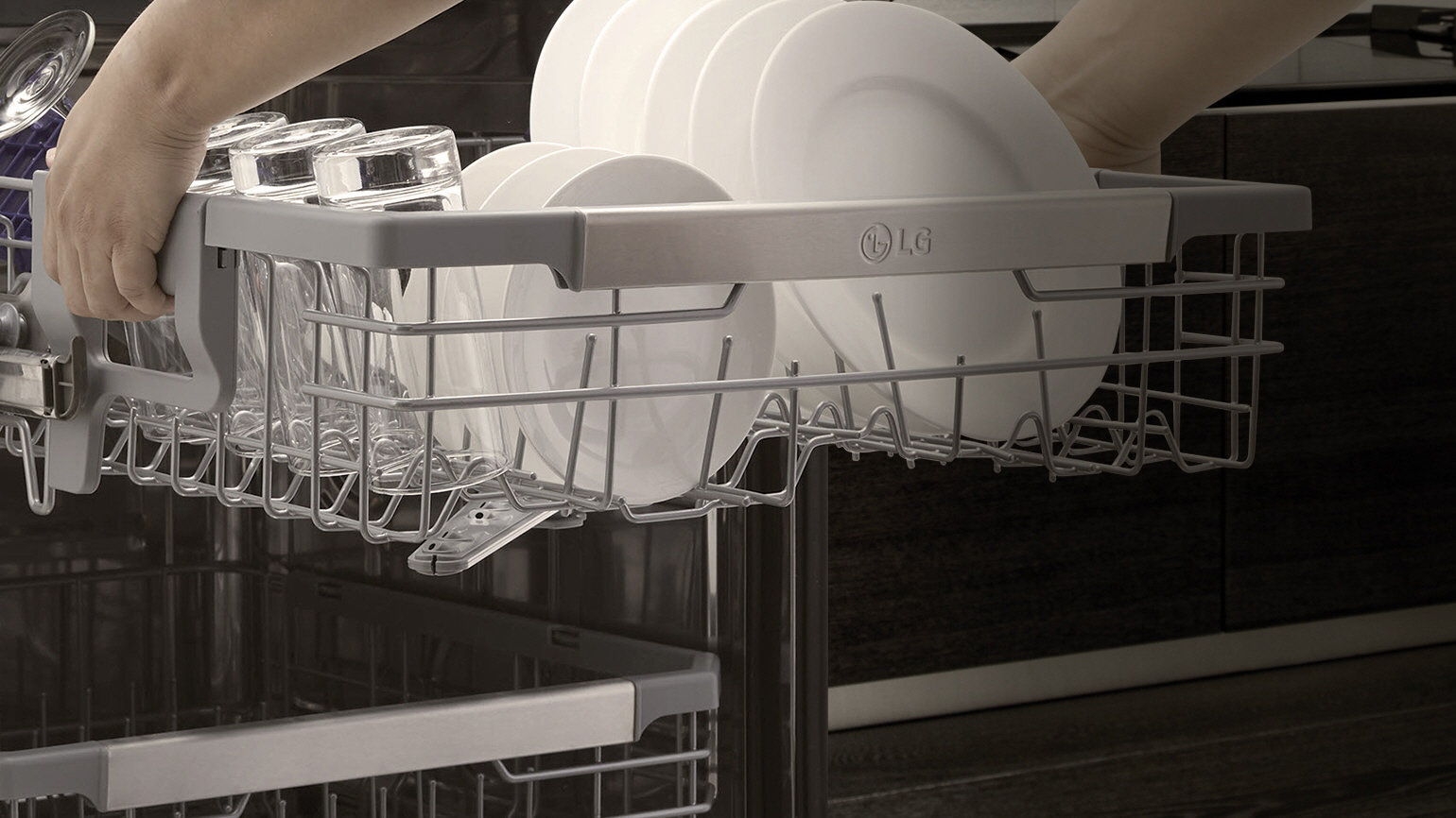 LG 14 Place QuadWash Freestanding Dishwasher White Harvey Norman