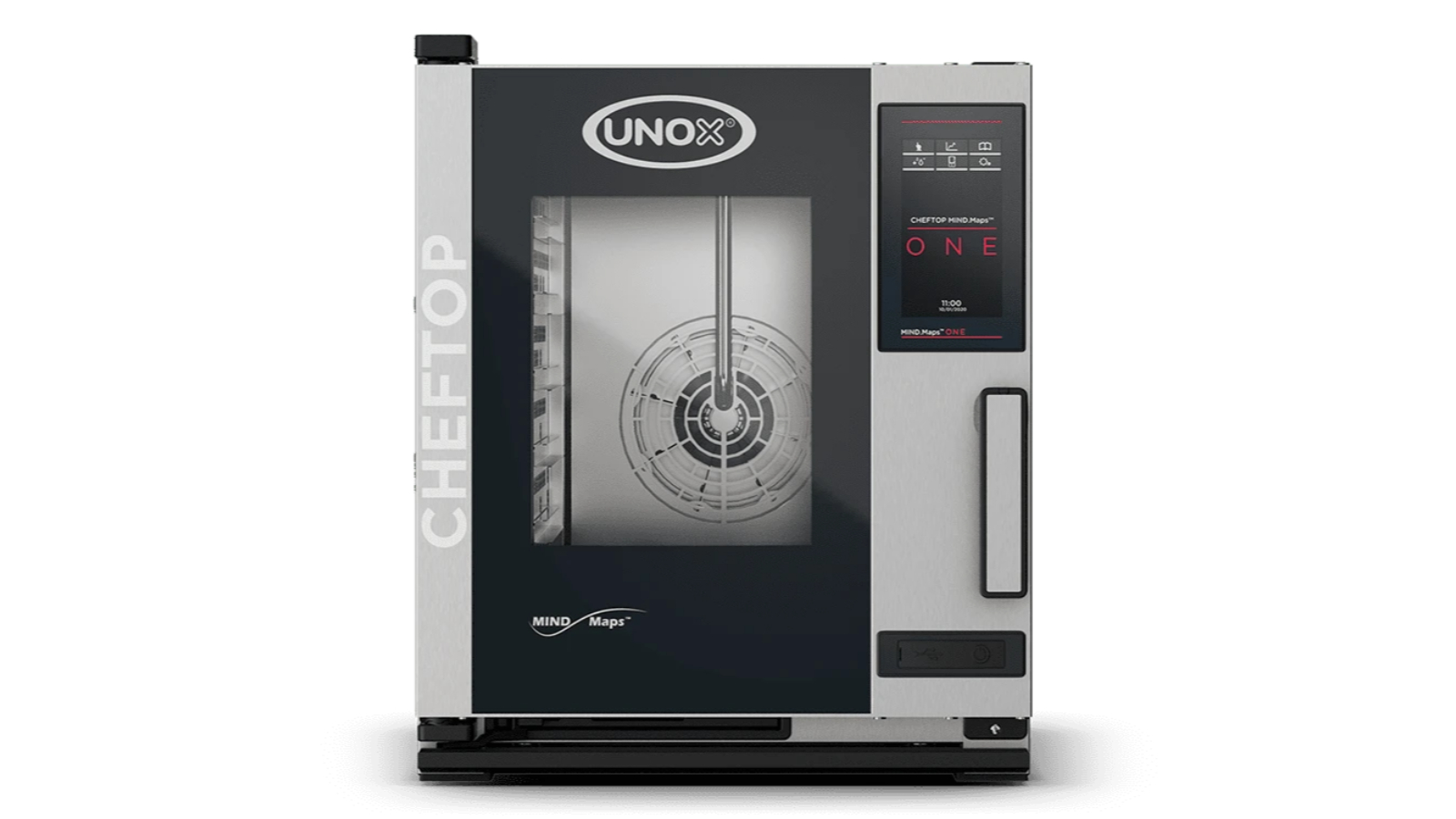 UNOX Cheftop Mind.Maps GN 2/3 5 Tray Right Hand/Combi Oven Steamer