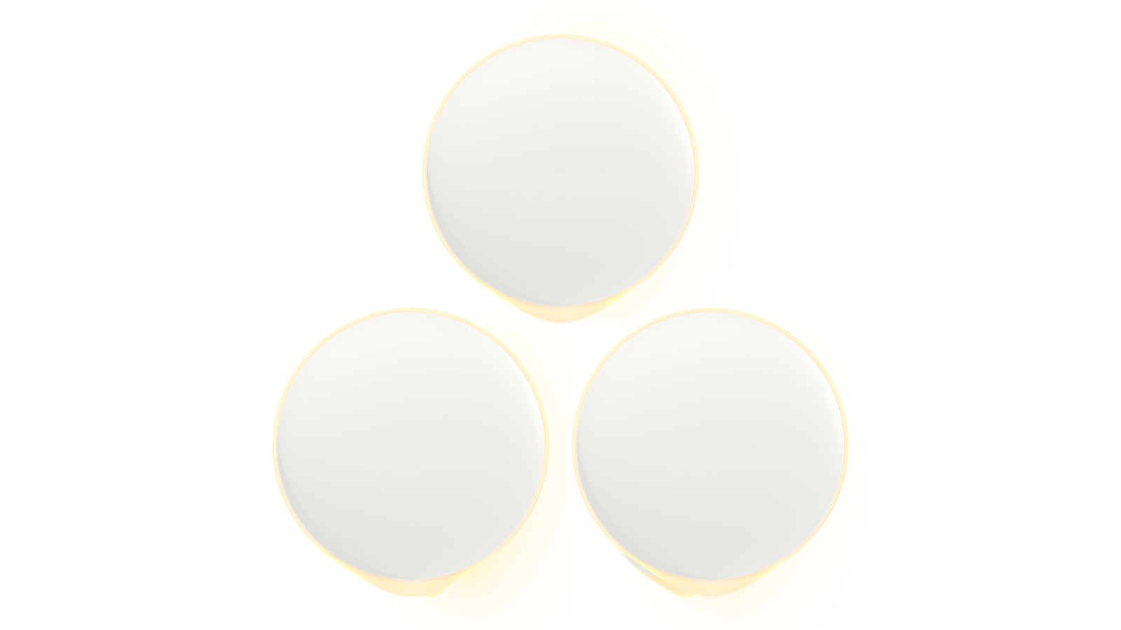 AIPOWER Pack of 3 Motion Sensor USB-C Rechargeable Closet Night Light