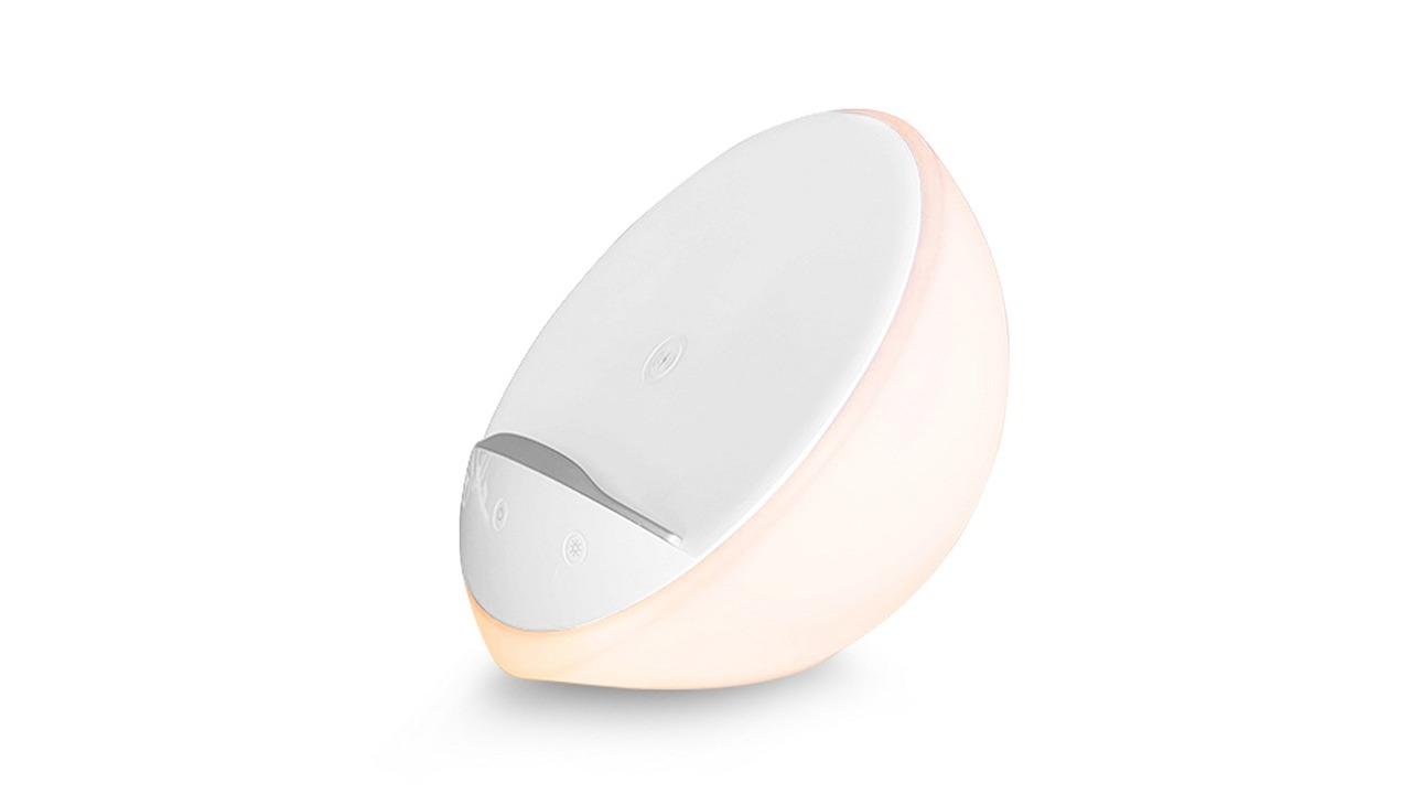 AIPOWER Bedside Lamp with Wireless Charger and Phone Holder