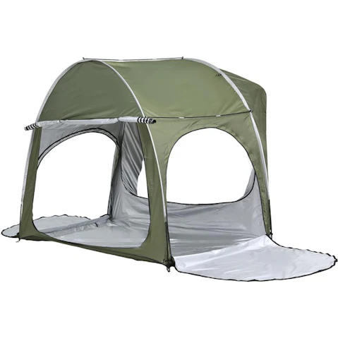 Weisshorn Canopy SUV Car Rear Hatchback Portable Camping Tent - Green