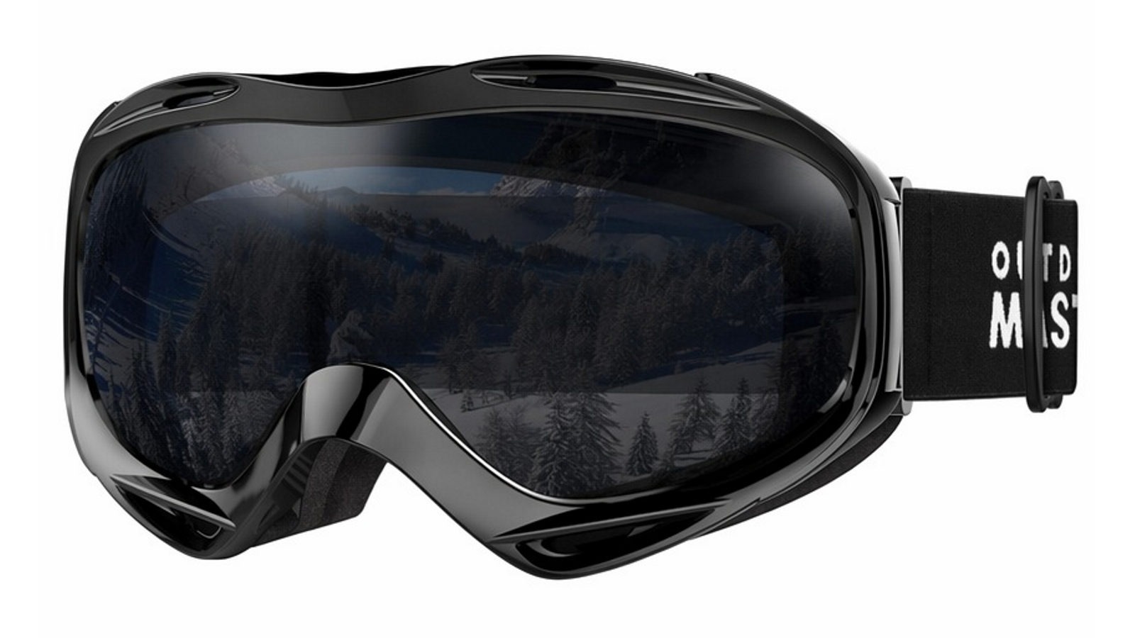 OutdoorMaster Over Glasses Ski/Snowboard Goggles for Men, Women and Youth with UV Protection - Blue/White