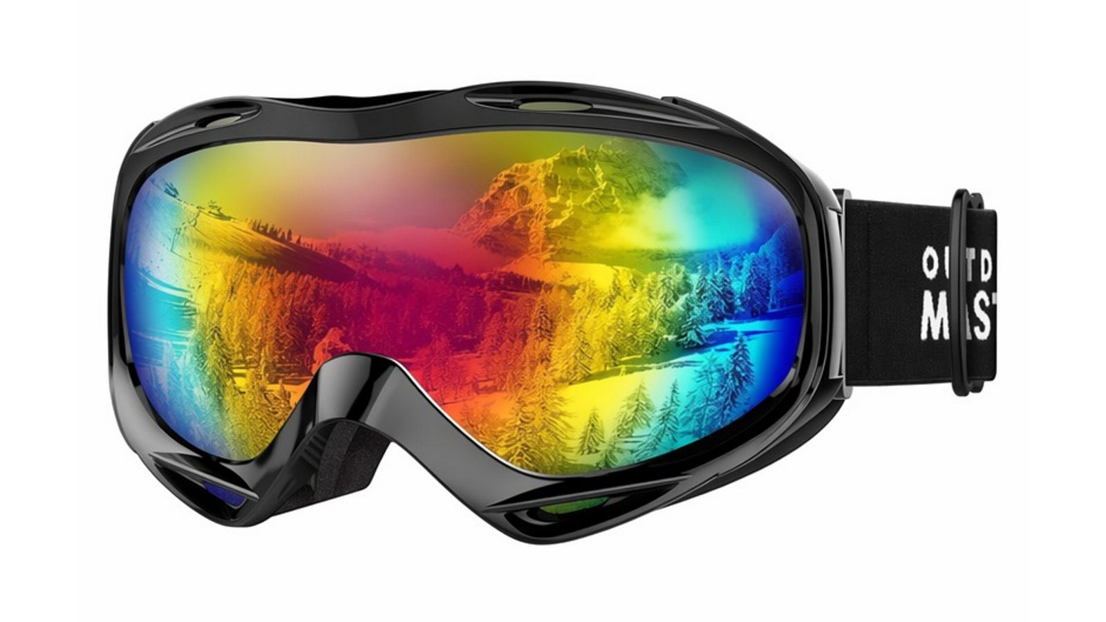 OutdoorMaster Over Glasses Ski/Snowboard Goggles for Men, Women and Youth with UV Protection - Blue