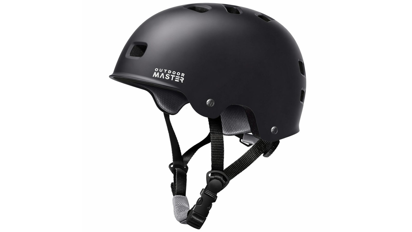 OutdoorMaster Small Skateboard Bike Helmet for Adults - Black