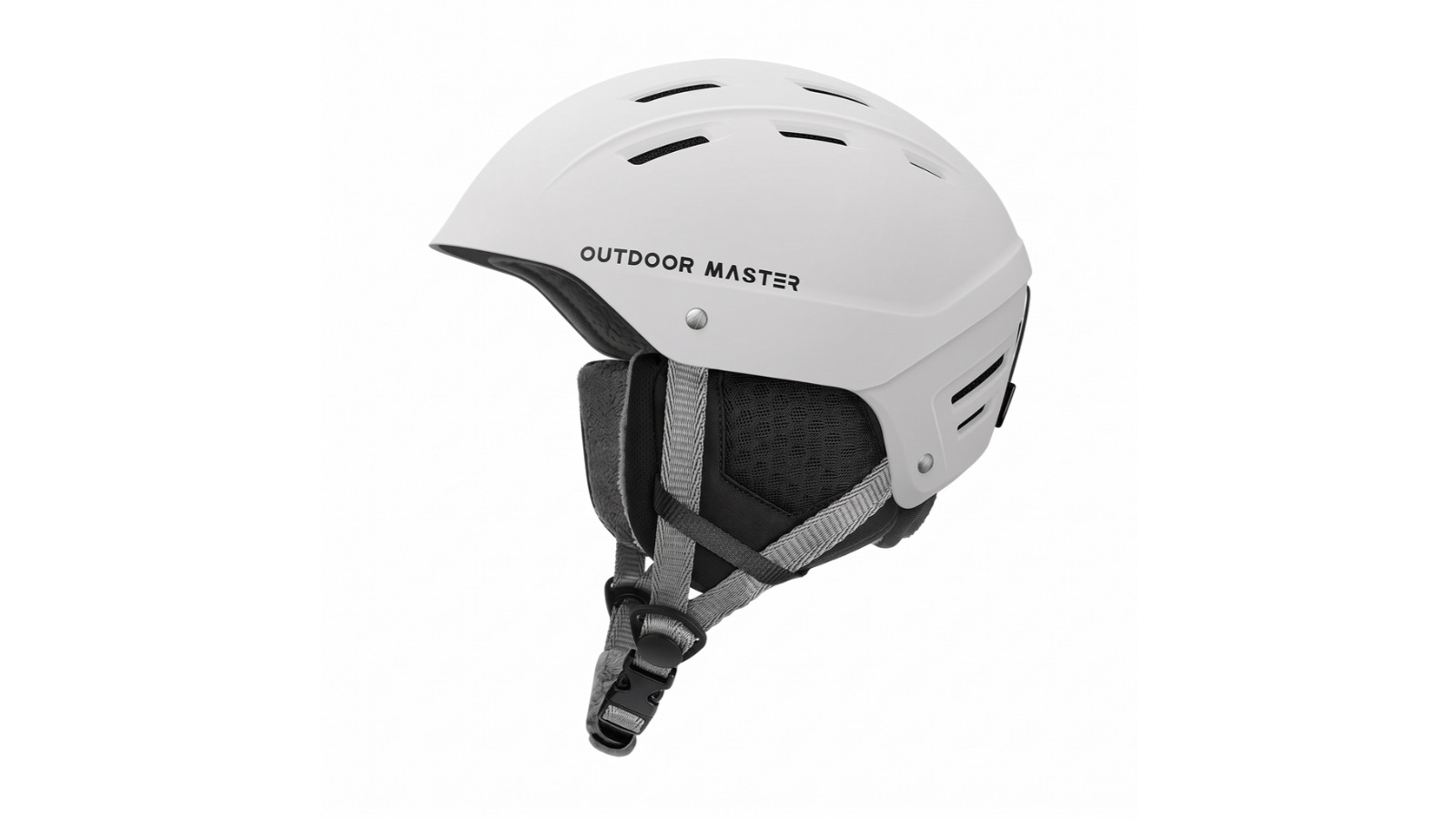 Outdoor Master Large Kelvin II Ski Helmet - White