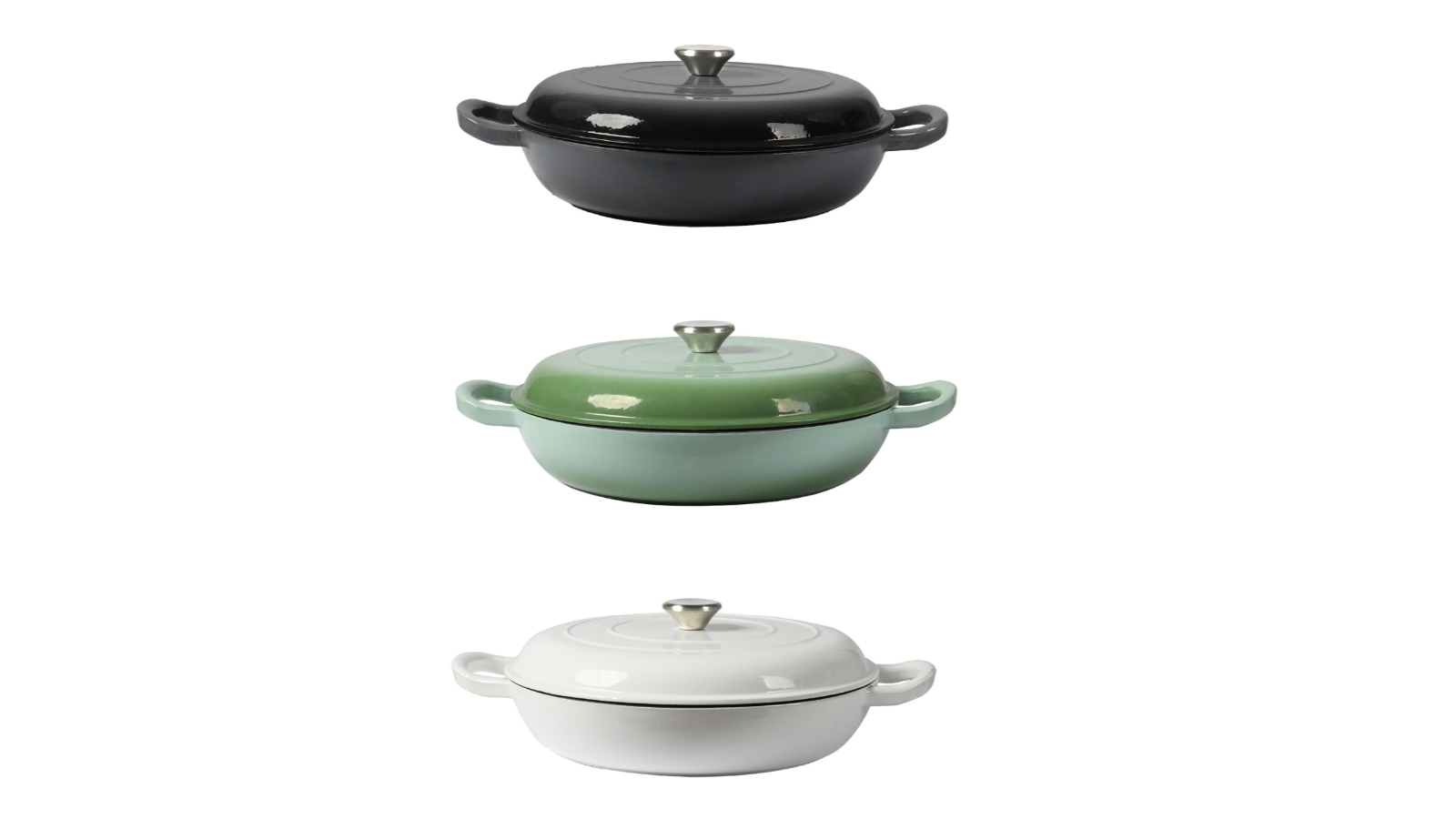 Toque 3.5 Litre Round Cast Iron French Pan