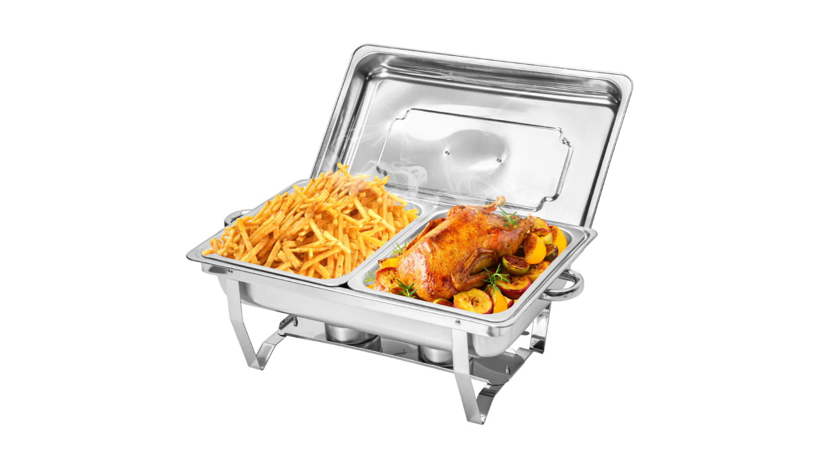 Alston Set of 2 Premium 410 Stainless Steel Buffet Warmer Chafing Dish - 4.5L