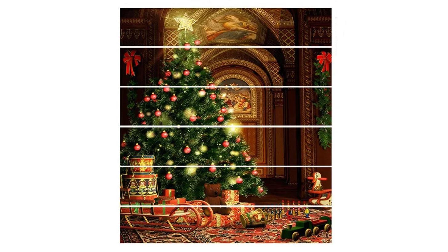 TM Christmas Wonderland Staircase Decal
