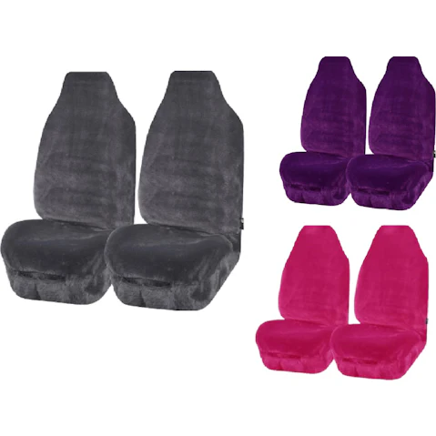 My Car Universal Size Minky Fabric Finesse Faux Fur Seat Cover
