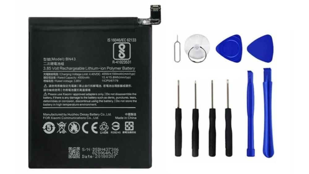 BatteryMate BMBtRedmiNote4x Replacement Battery Xiaomi Mi 5 Mi 8 Mi 9 SE Redmi Note 4x 7 Pocofone 