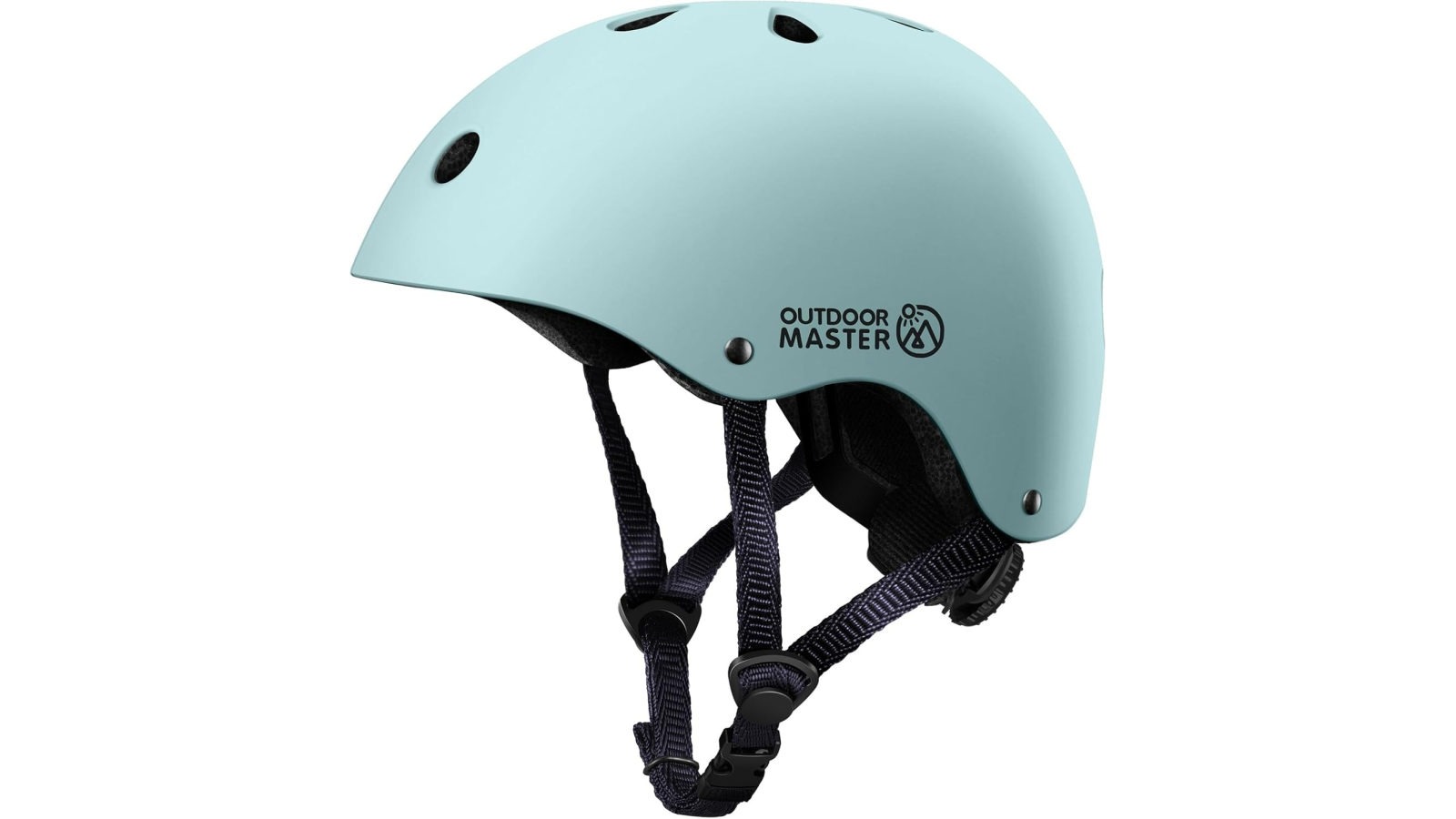 Outdoor Master Large Adjustable Multi-Sports Skateboard Helmet with Removable Liners for Youth and Kids - Mint Green