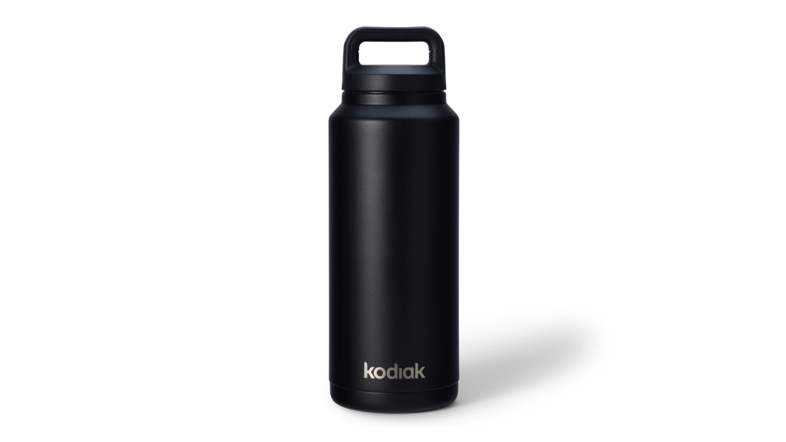 Kodiak 40oz Leakproof Cascade Insulated Bottle with Carry Loop Cap - Black