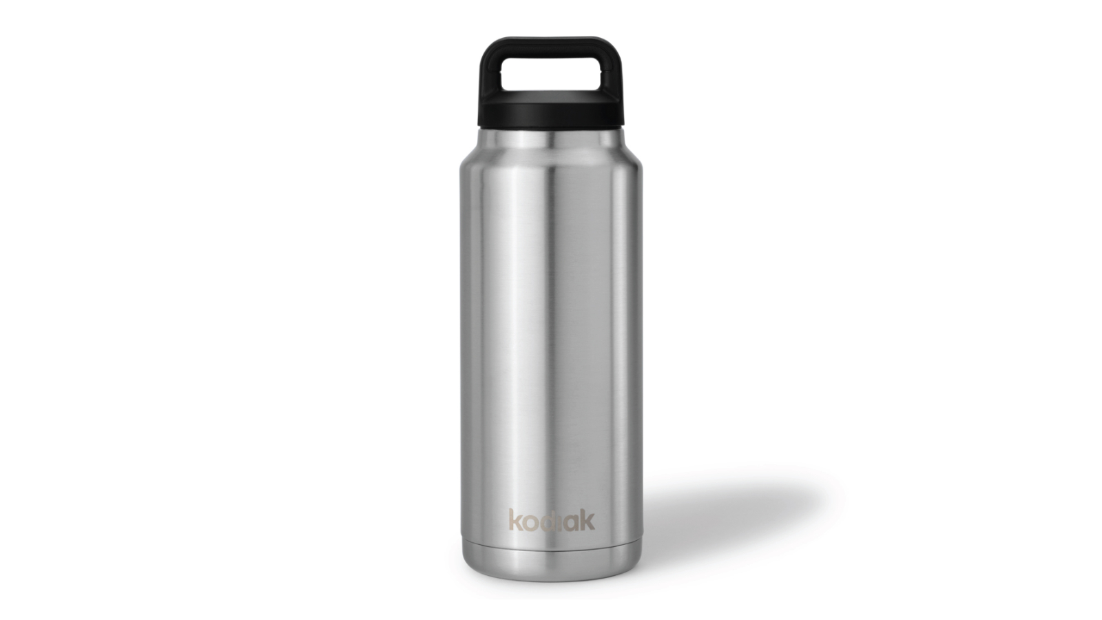 Kodiak 40oz Leakproof Cascade Insulated Bottle with Carry Loop Cap - Silver