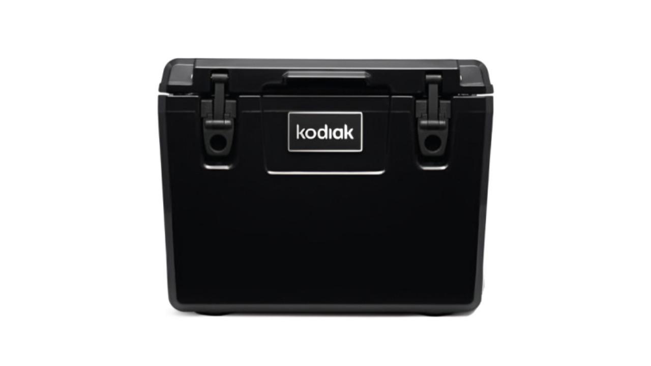 Kodiak 32 Litre Leak and Waterproof Hard Cooler with Carry Handle Strap - Black