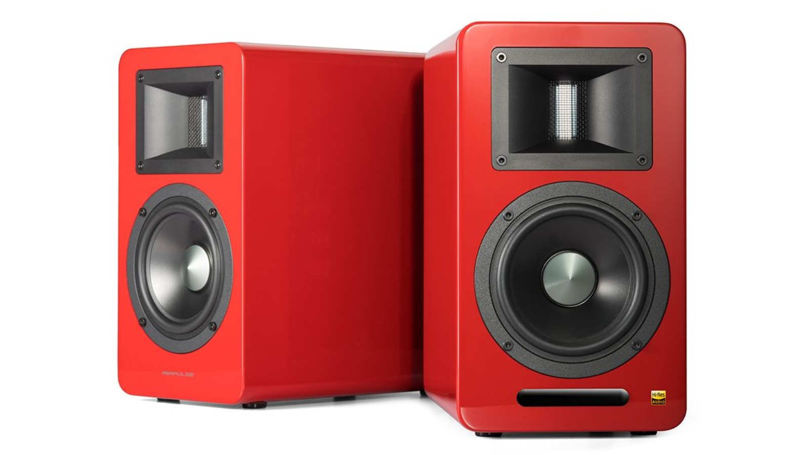 Airpulse A100 Wireless Active Bookshelf Speaker - Red