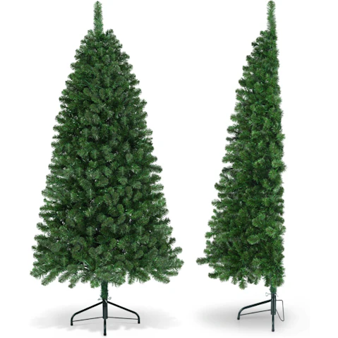 Jingle Jollys Multi-Coloured LED Corner Christmas Tree - 1.8metre