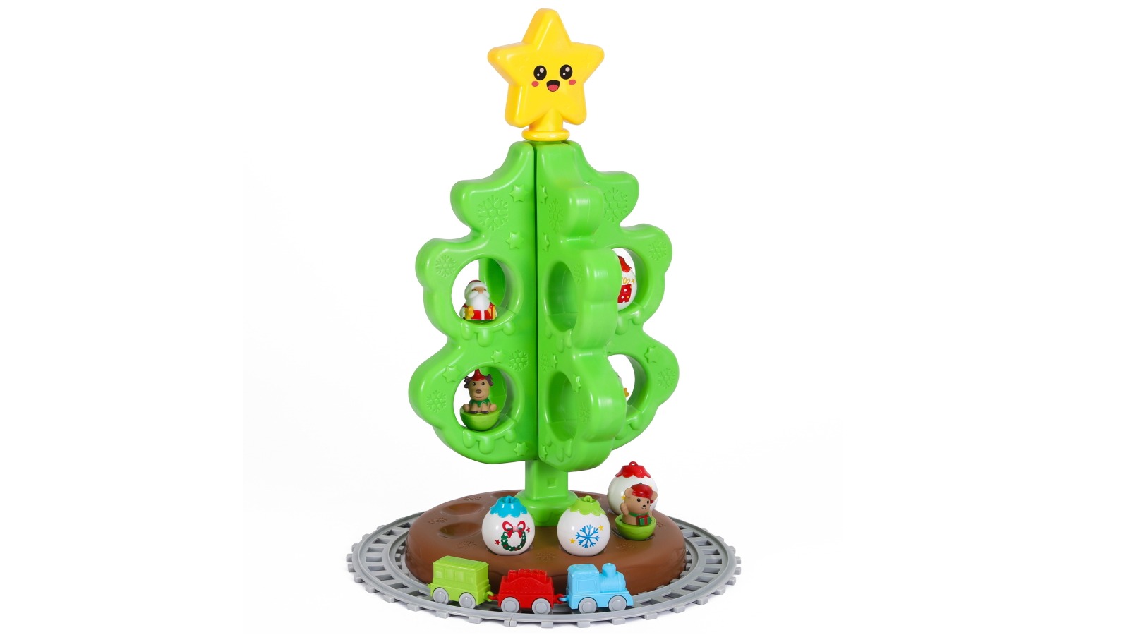 Jingle Jollys Toddler First Christmas Tree Toy Set with Train