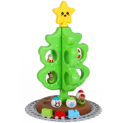Jingle Jollys Toddler First Christmas Tree Toy Set with Train
