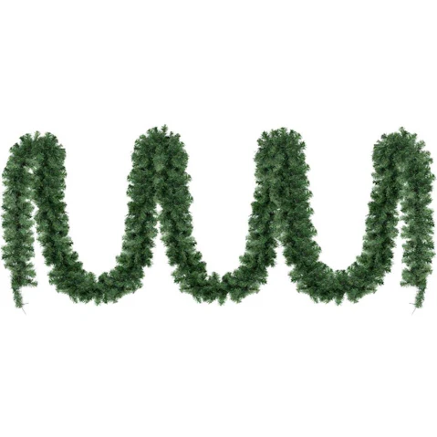 Jingle Jollys Green Prelit Christmas Garland with LED Light