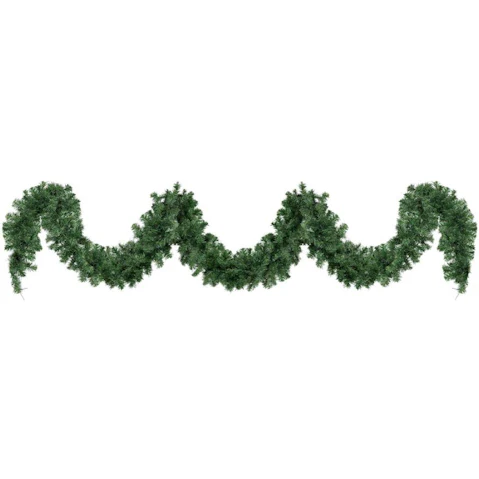 Jingle Jollys Green Prelit Christmas Garland with LED Light - 5metre