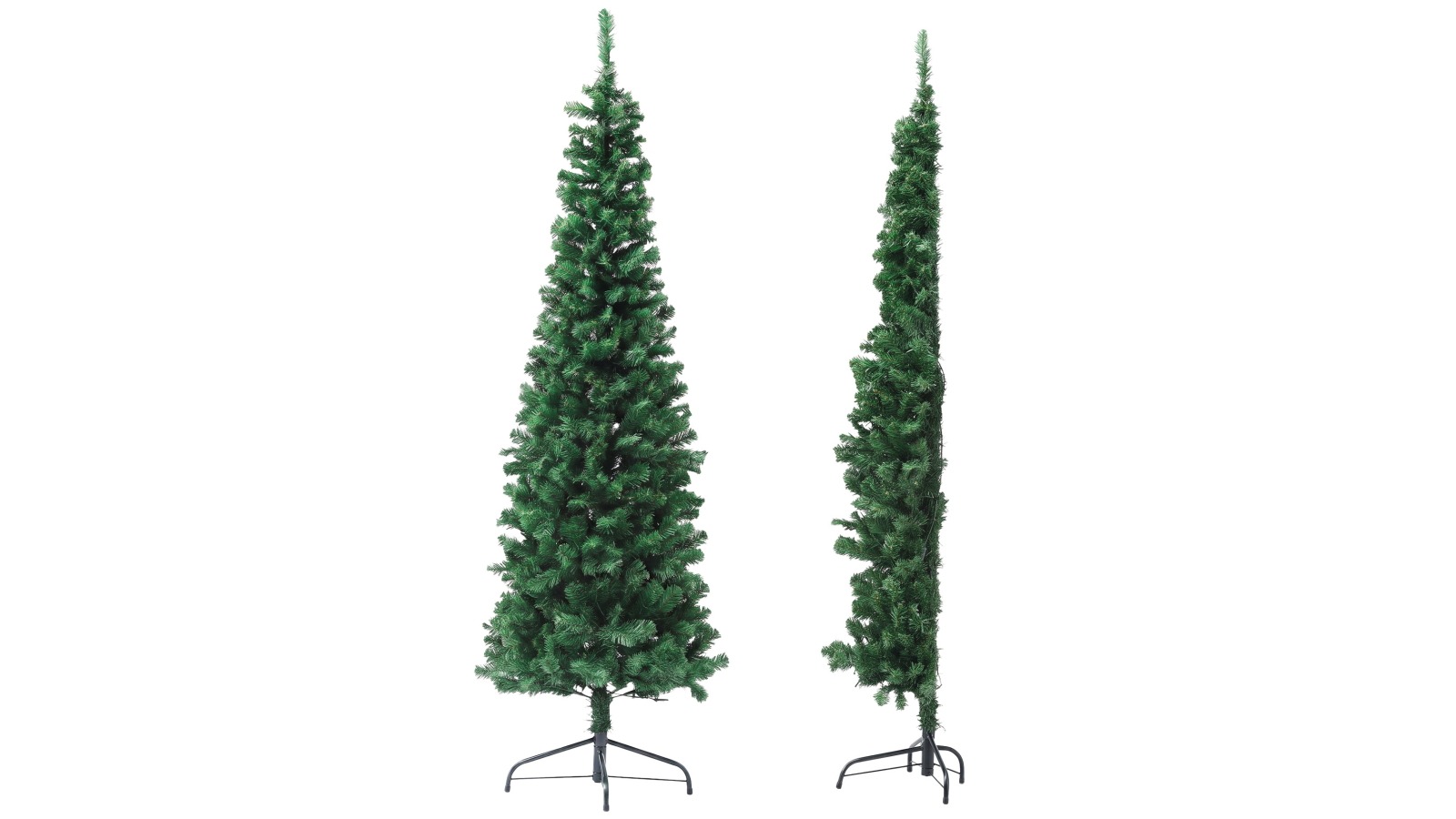 Jingle Jollys 180cm Slim Pencil Pre-Lit Christmas Tree