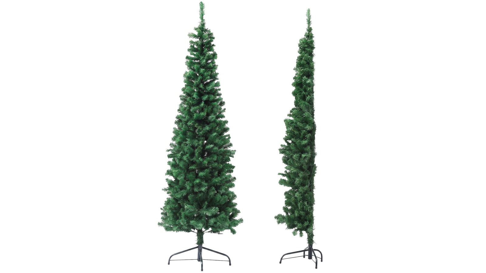 Jingle Jollys 240cm Slim Pencil Pre-Lit Christmas Tree