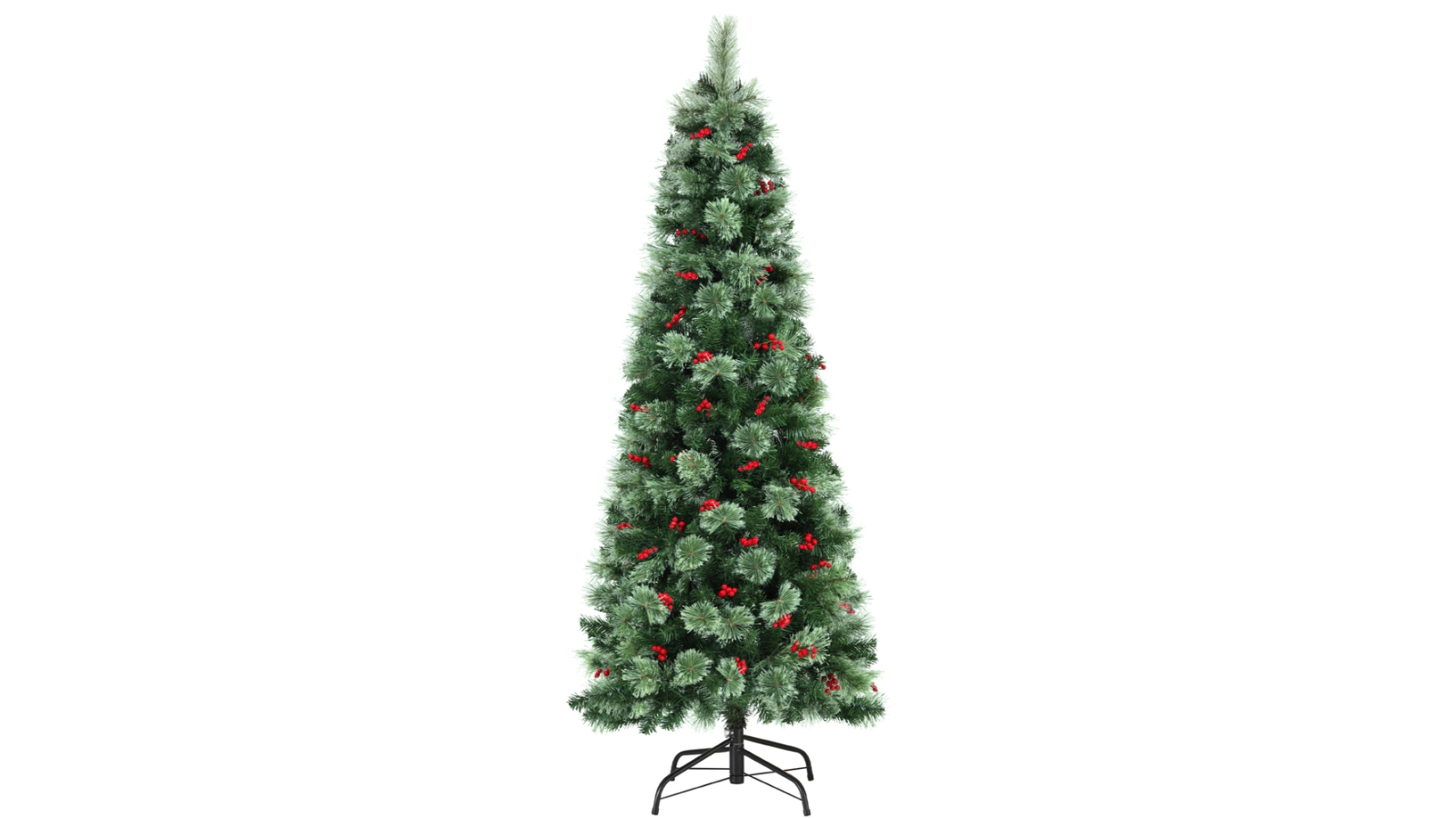 Jingle Jollys 1.8metre Christmas Tree - Red Barries