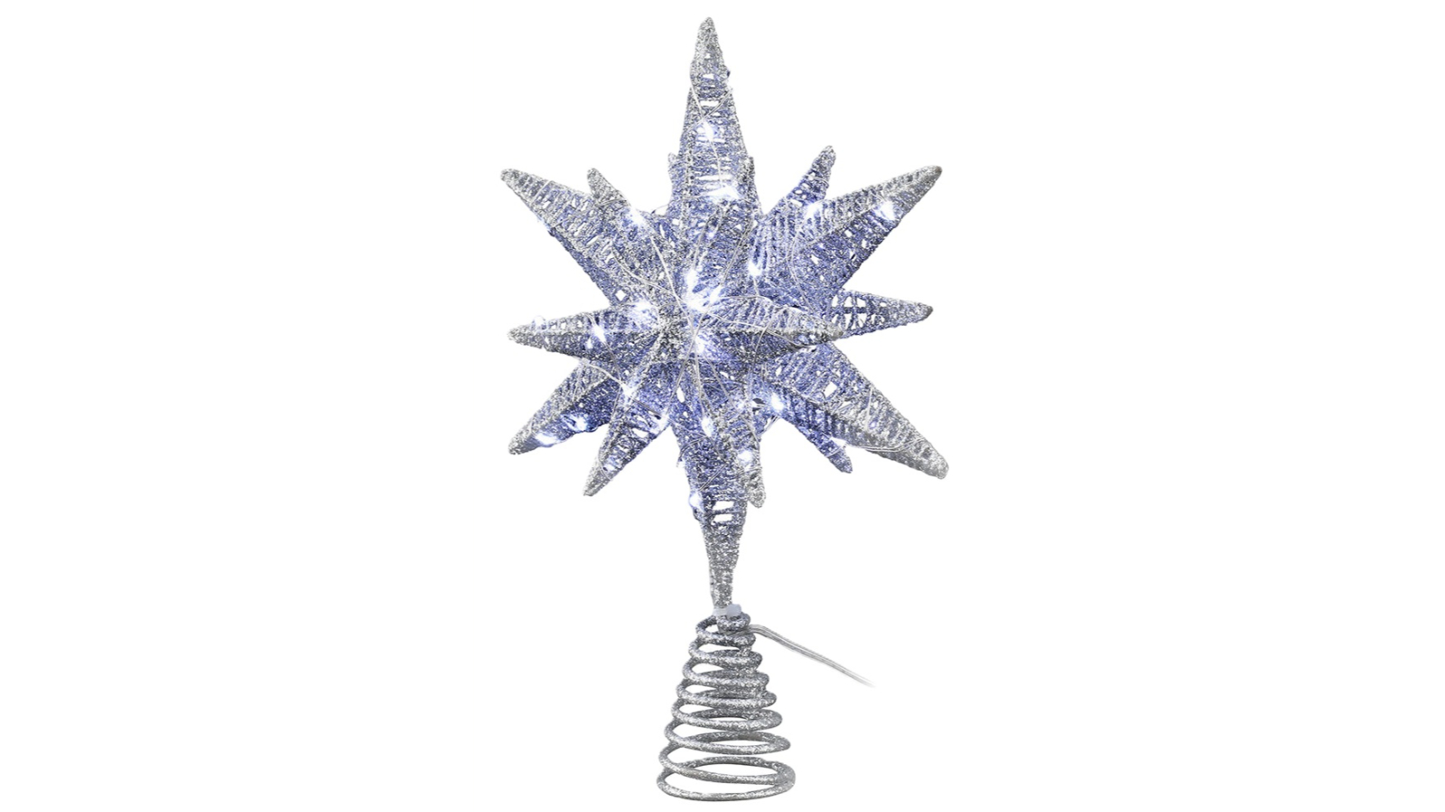 YS 3D LED Christmas Tree Topper Star Decoration