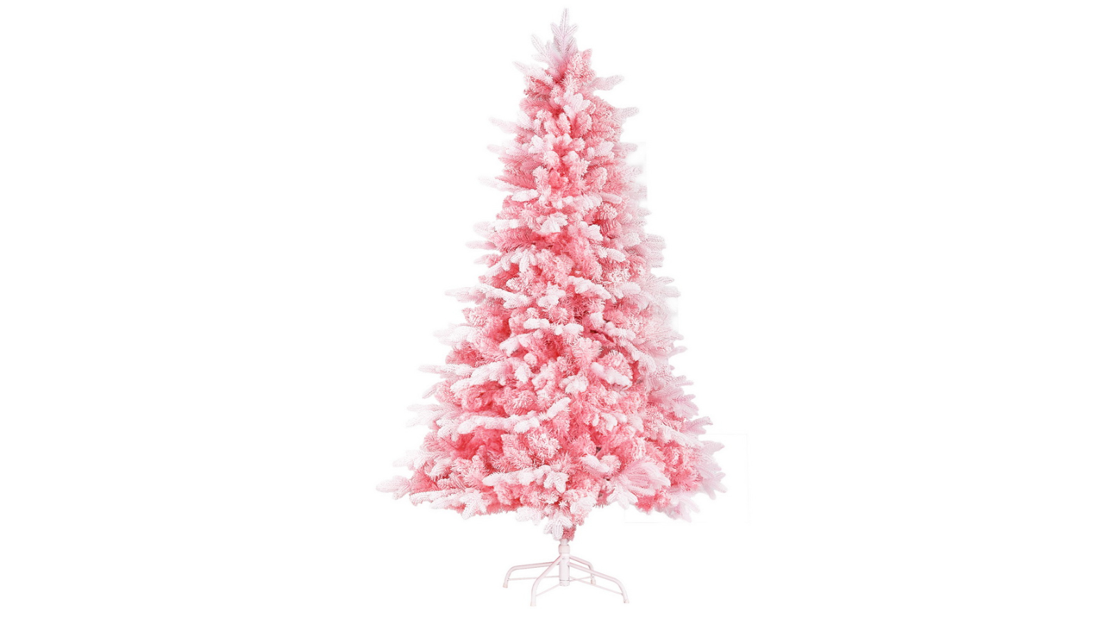 Jingle Jollys Pink Snowy Party Decor 810 Tip Christmas Tree - 180cm