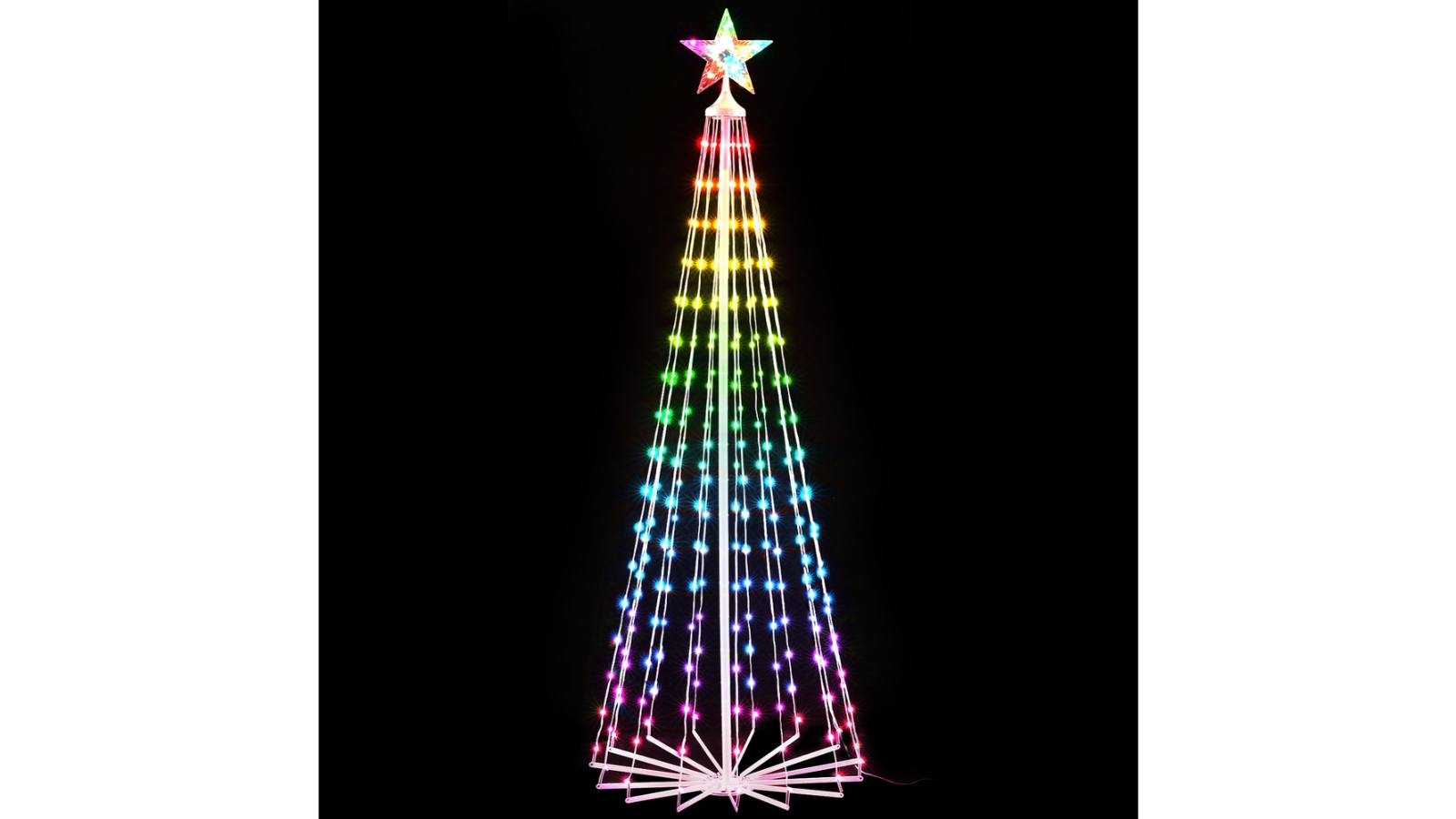 Jingle Jollys Christmas Tree 265 RGB LED Fairy Lights Xmas Trees Decoration - 1.8metre