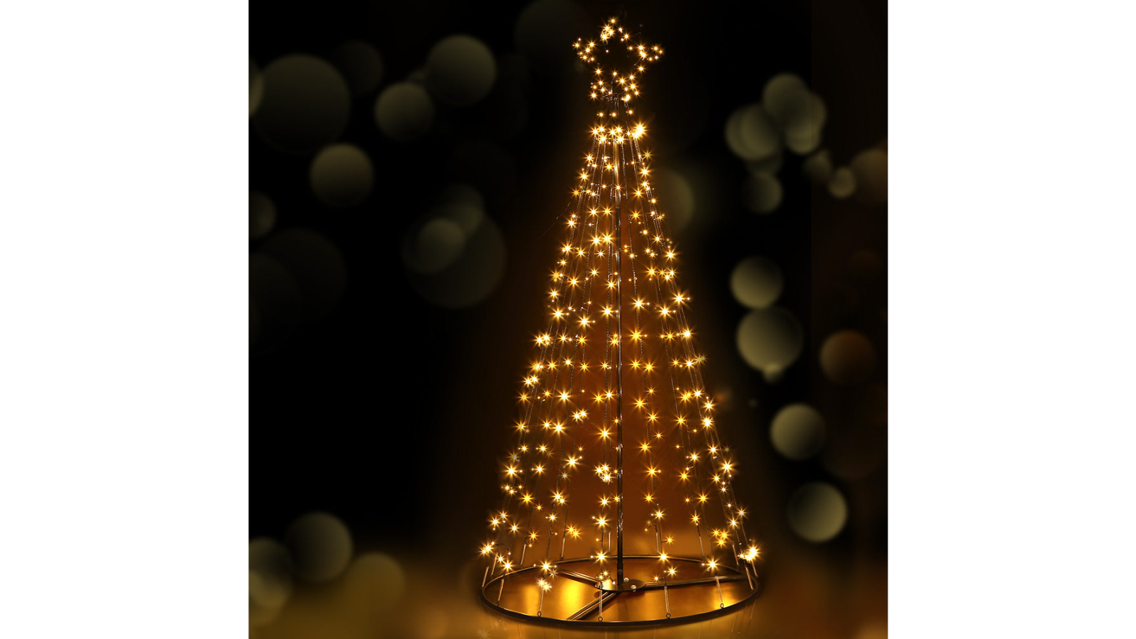 YS LED Solar Warm Christmas Tree - 2.1metre