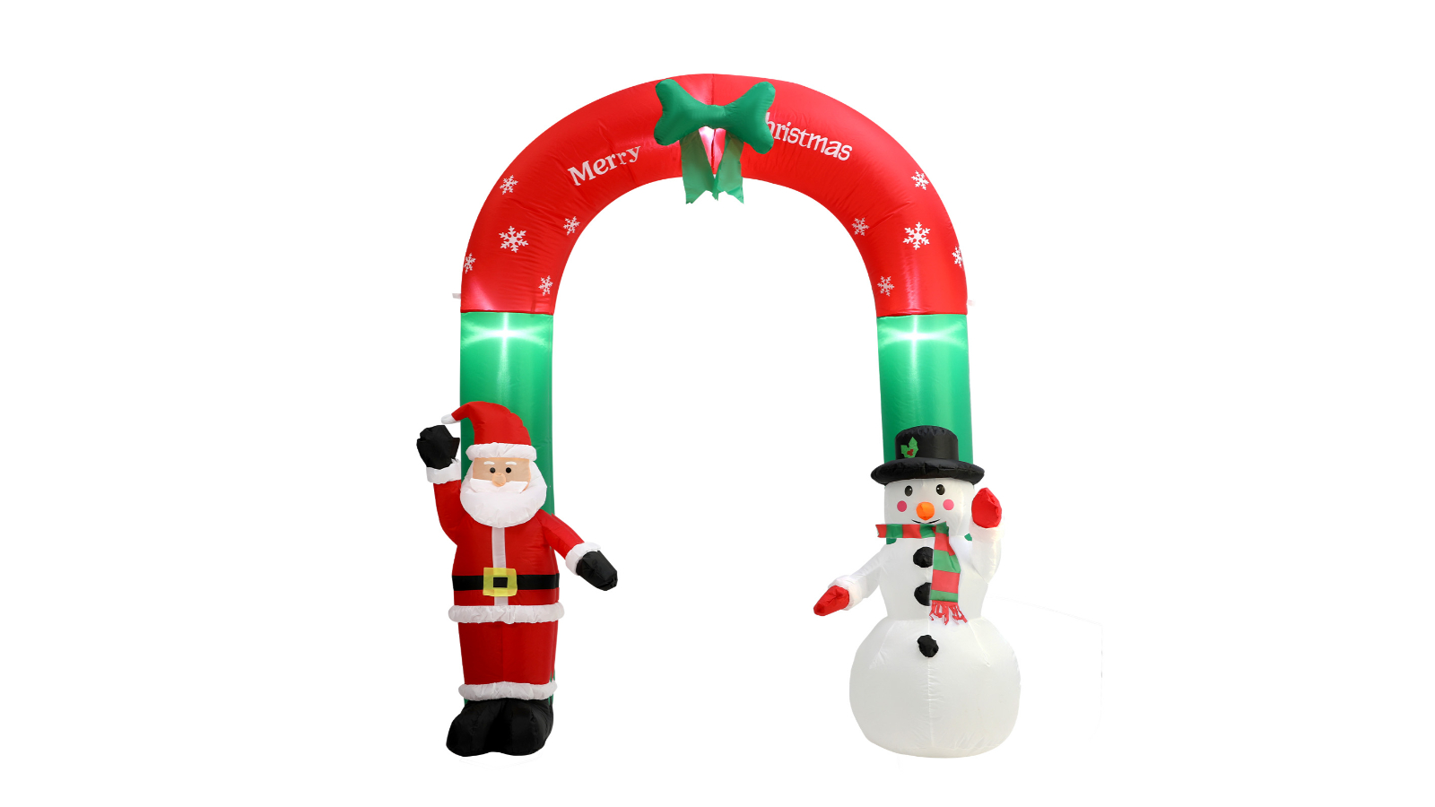 Tinseltown Inflatable Christmas Archway LED Light Outdoor Decoration - 2.4metre