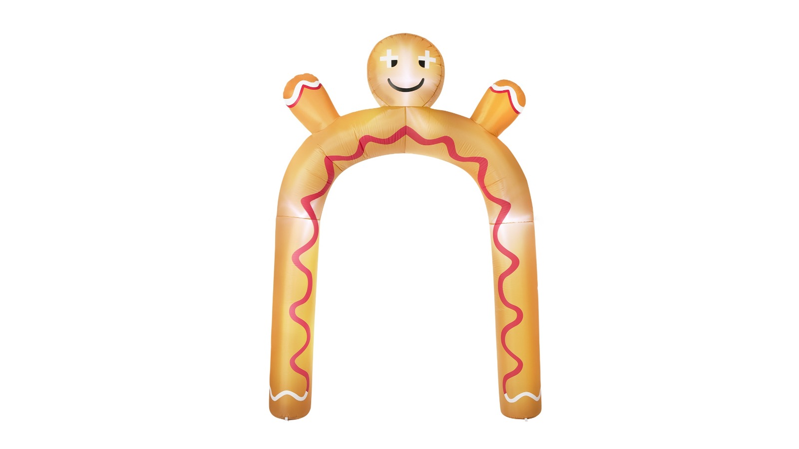 Tinseltown Inflatable Gingerbread Man Archway with LED Light - 3m