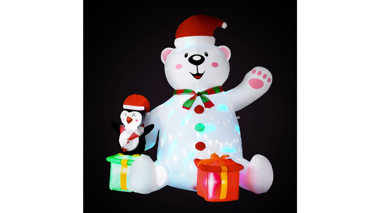 YS Christmas Inflatable Bear - 1.8metre