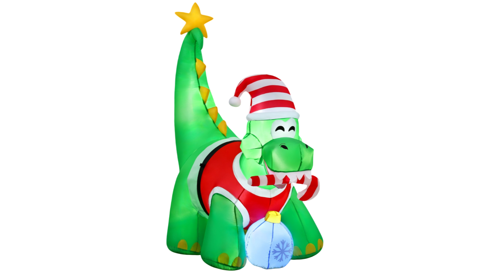 YS 1.86metre Christmas Inflatable Dinosaur
