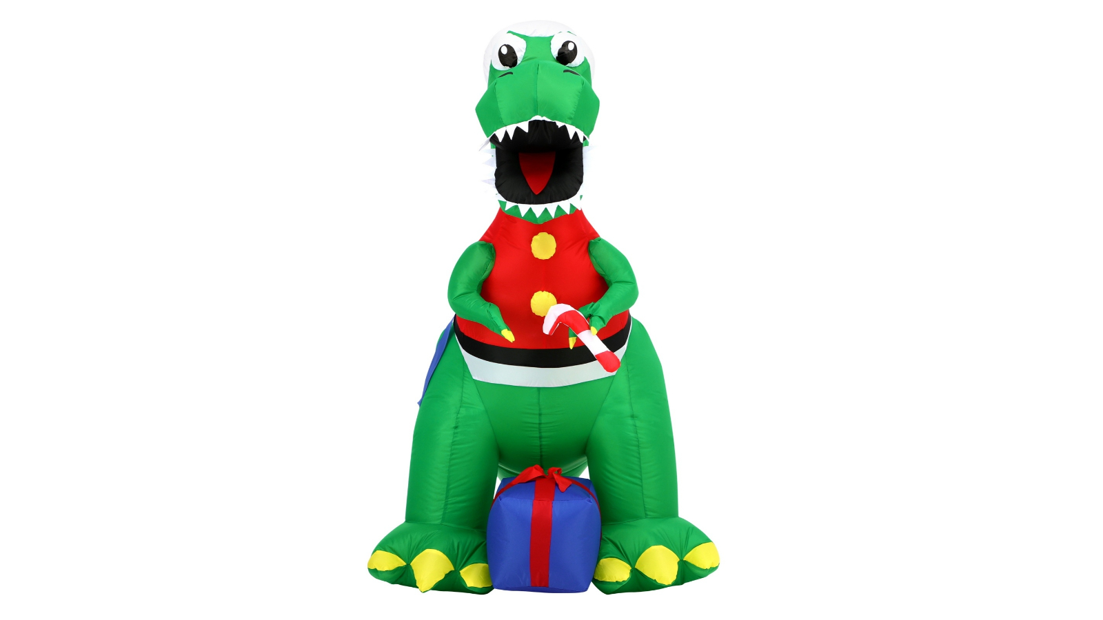 Tinseltown Inflatable Christmas Dinosaur LED Light Outdoor Decoration - 1.8metre