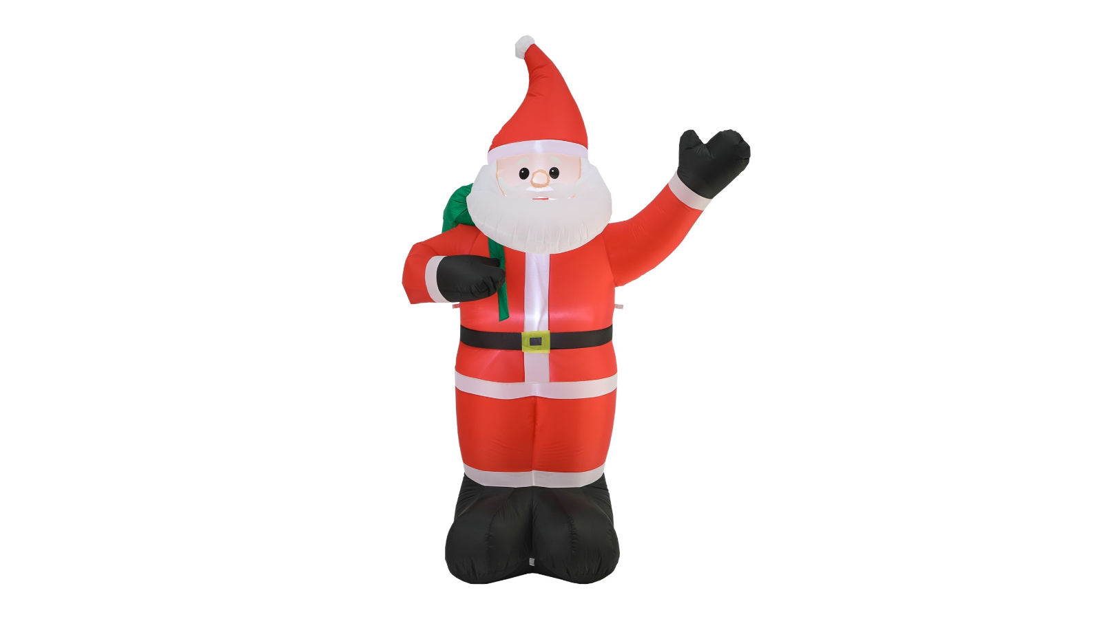 Tinseltown Inflatable Christmas Santa LED Light Outdoor Decorations - 2.4metre