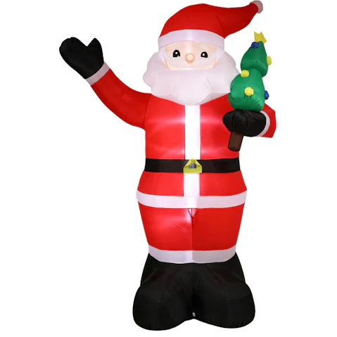 Tinseltown Inflatable Christmas Santa LED Light Outdoor Decoration - 3.6metre