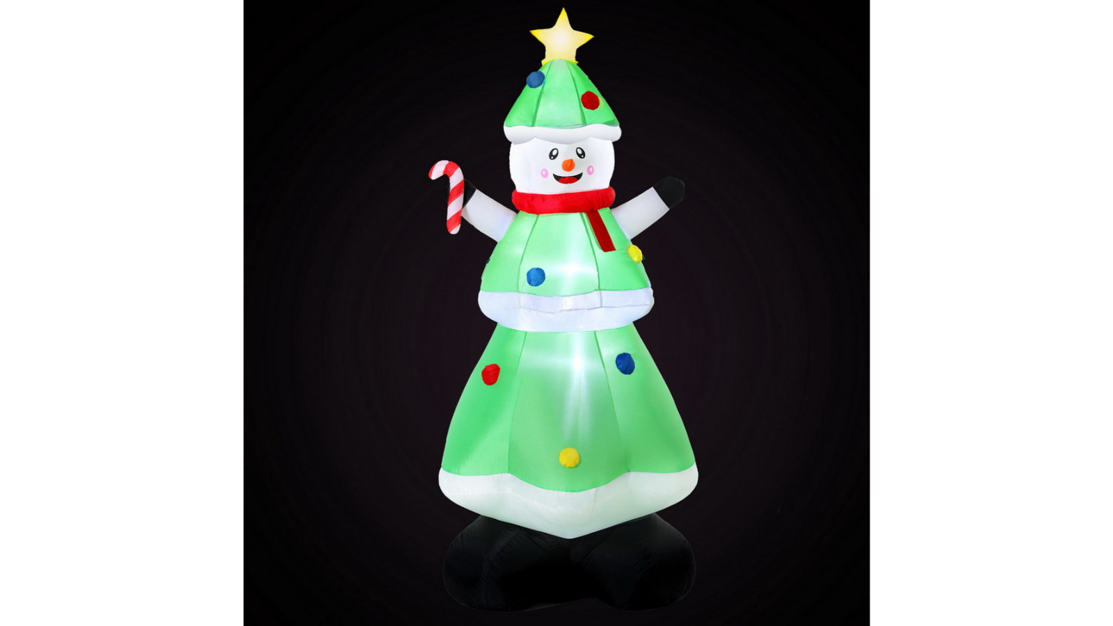 YS Christmas Inflatable Snowman Tree - 2.75metre